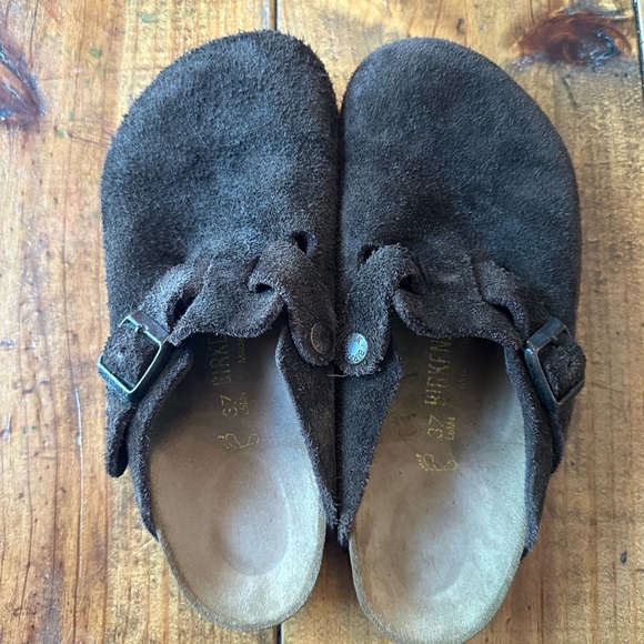 Birkenstock Brown clogs with Contoured Footbed - Picture 2 of 6